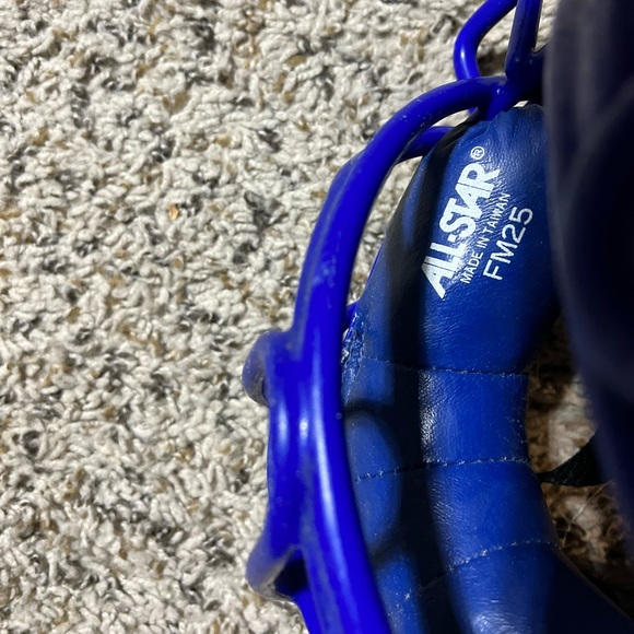 All star FM25 umpire/catcher mask blue - Picture 2 of 5